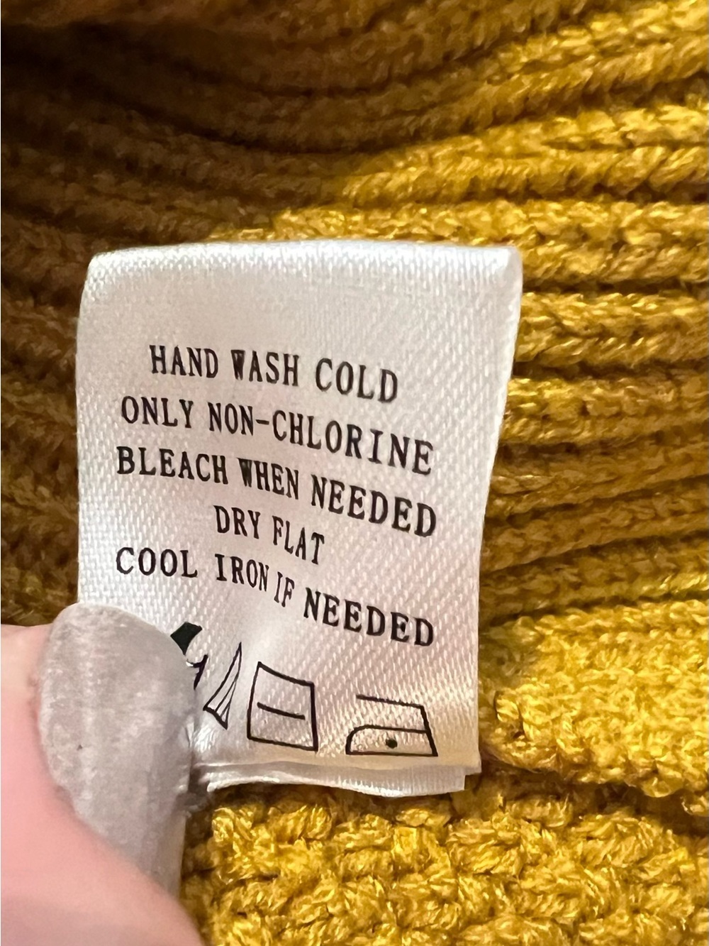 Mustard Yellow Knit Sleeveless Sweater Vest - Picture 8 of 8